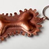 Dog bone Keychain